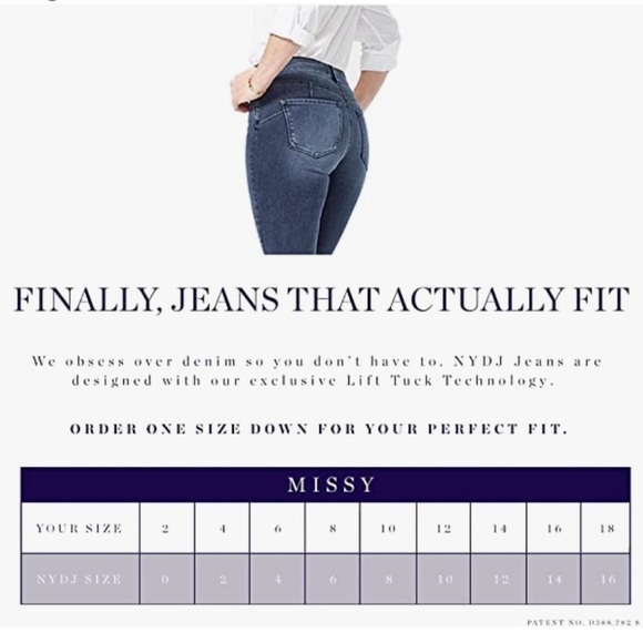 Nydj Dark Rinse Bootcut Jeans Size 2P - Picture 6 of 13